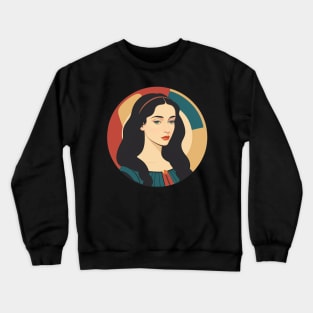 Renaissance Woman Who Really Wishes She Was Somewhere Else Crewneck Sweatshirt